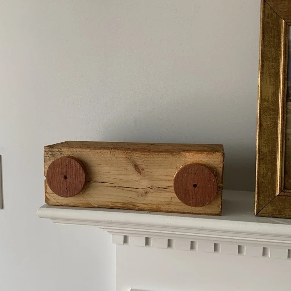 Wooden Block Terrarium Holder Trio‎ candle holder home decor bohemian farmhouse
